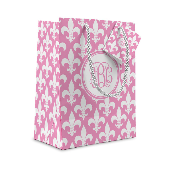 Custom Fleur De Lis Small Gift Bag (Personalized)