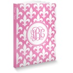 Fleur De Lis Softbound Notebook - 7.25" x 10" (Personalized)
