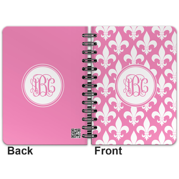 Fleur De Lis Spiral Journal 5 x 7 - Apvl