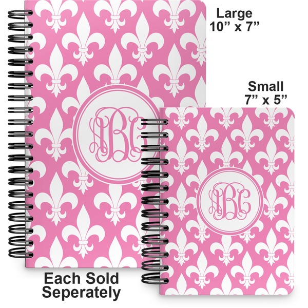 Fleur De Lis Spiral Journal - Comparison