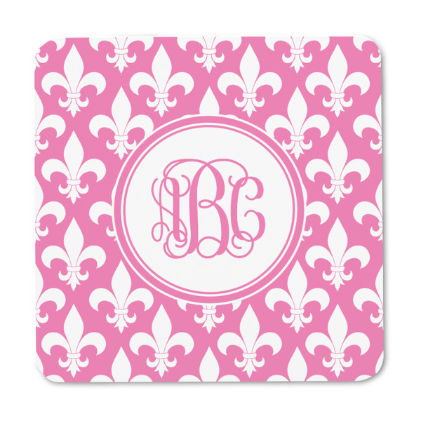 Fleur De Lis Square Fridge Magnet - FRONT