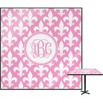 Fleur De Lis Square Table Top (Personalized)