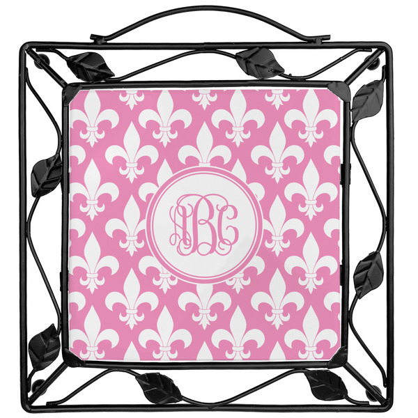 Custom Fleur De Lis Square Trivet (Personalized)