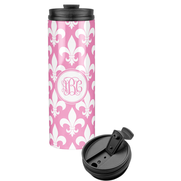 Custom Fleur De Lis Stainless Steel Skinny Tumbler (Personalized)