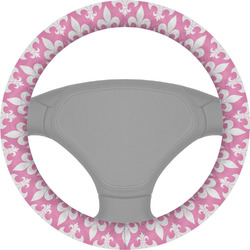 Fleur De Lis Steering Wheel Cover (Personalized)