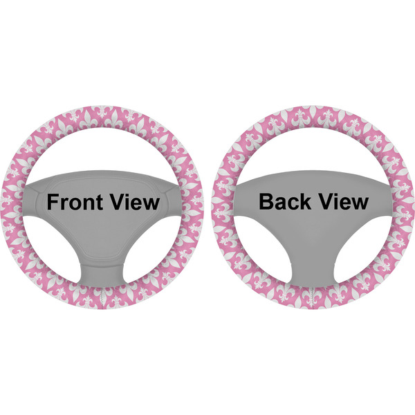 Fleur De Lis Steering Wheel Cover- Front and Back