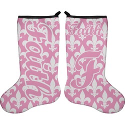 Fleur De Lis Holiday Stocking - Double-Sided - Neoprene (Personalized)