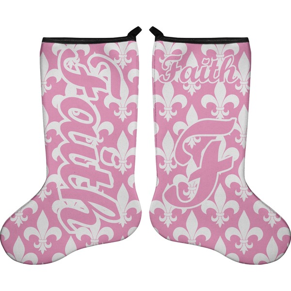 Fleur De Lis Stocking - Double-Sided - Approval