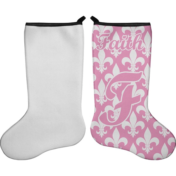 Fleur De Lis Stocking - Single-Sided - Approval