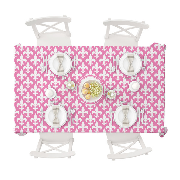 Fleur De Lis Tablecloths (58"x102") - TOP VIEW