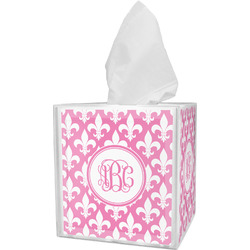 Fleur De Lis Tissue Box Cover (Personalized)