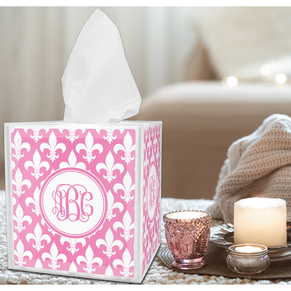 Fleur De Lis Tissue Box - LIFESTYLE
