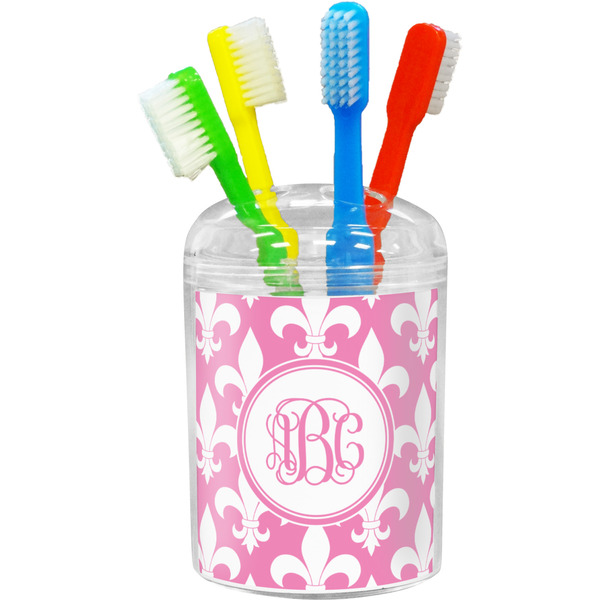 Custom Fleur De Lis Toothbrush Holder (Personalized)