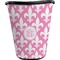 Fleur De Lis Waste Basket - Double Sided (Black) (Personalized)