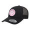Fleur De Lis Trucker Hat - Black (Personalized)