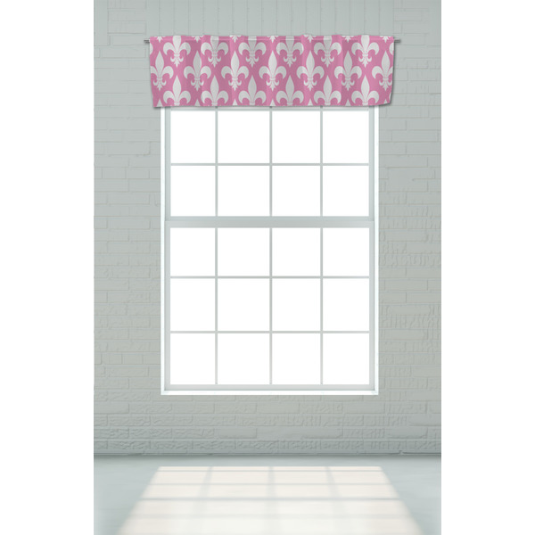 Fleur De Lis Valance - On window