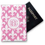 Fleur De Lis Vinyl Passport Holder (Personalized)