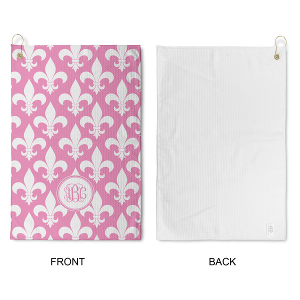 Fleur De Lis Waffle Weave Golf Towel - Approval