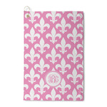 Fleur De Lis Waffle Weave Golf Towel (Personalized)