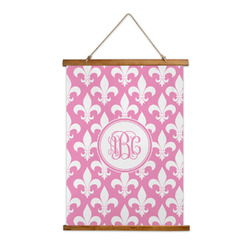 Fleur De Lis Wall Hanging Tapestry - Tall (Personalized)