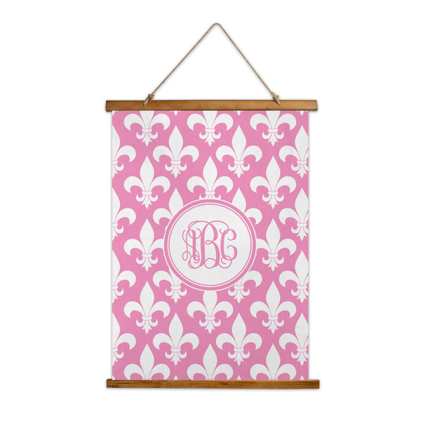 Custom Fleur De Lis Wall Hanging Tapestry - Tall (Personalized)