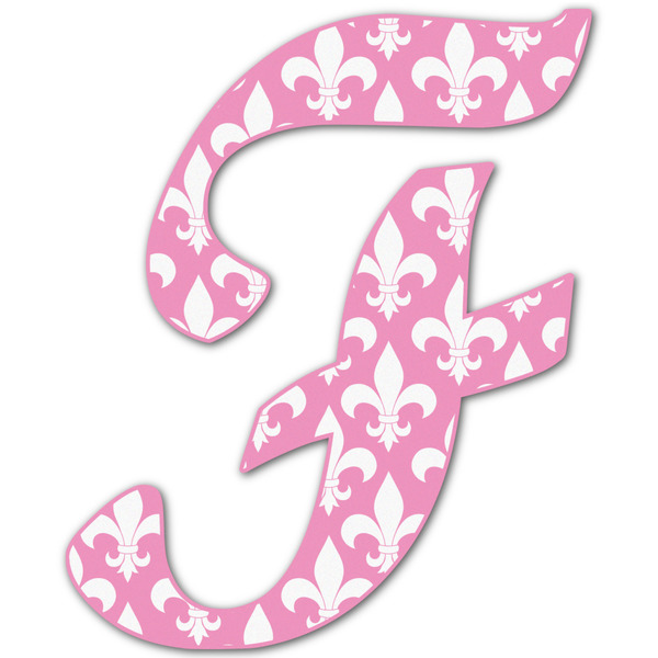 Custom Fleur De Lis Letter Decal - Large (Personalized)