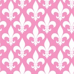 Fleur De Lis Wallpaper & Surface Covering (Water Activated 24"x 24" Sample)