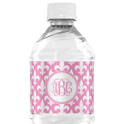 Fleur De Lis Water Bottle Labels - Custom Sized (Personalized)
