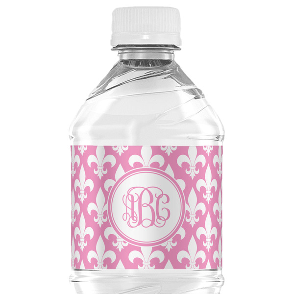 Custom Fleur De Lis Water Bottle Labels - Custom Sized (Personalized)