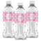 Fleur De Lis Water Bottle Labels - Front View