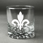 Fleur De Lis Whiskey Glass (Single)