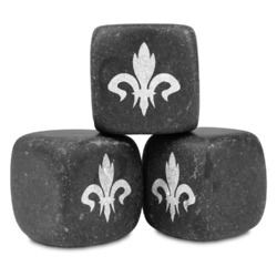 Fleur De Lis Whiskey Stone Set