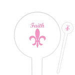 Fleur De Lis Round Plastic Food Picks (Personalized)