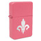 Fleur De Lis Windproof Lighters - Pink - Front/Main