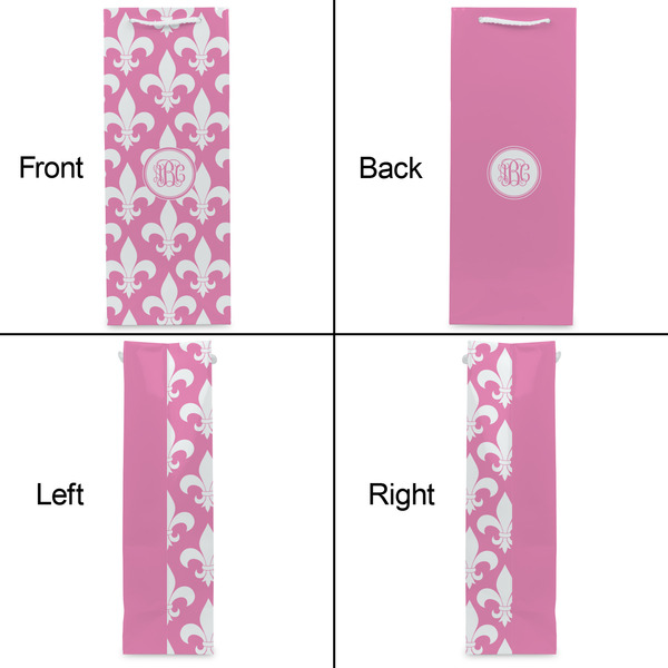 Fleur De Lis Wine Gift Bag - Gloss - Approval