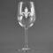Fleur De Lis Wine Glass - Main/Approval
