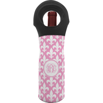 Fleur De Lis Wine Tote Bag (Personalized)