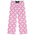 Fleur De Lis Womens Pajama Pants - L