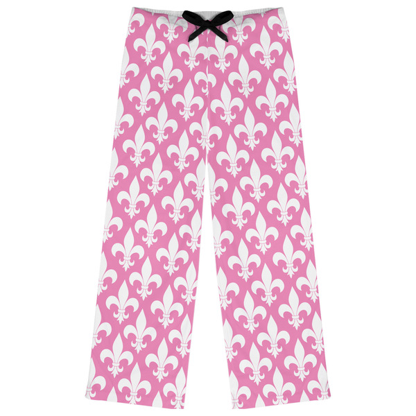 Custom Fleur De Lis Womens Pajama Pants - XS