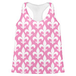 Fleur De Lis Womens Racerback Tank Top - Medium