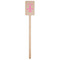 Fleur De Lis Wooden 6.25" Stir Stick - Rectangular - Single Stick