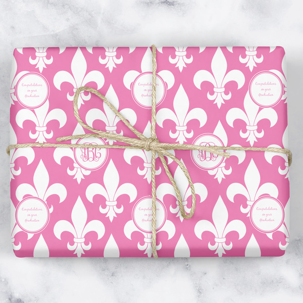 Custom Fleur De Lis Wrapping Paper (Personalized)