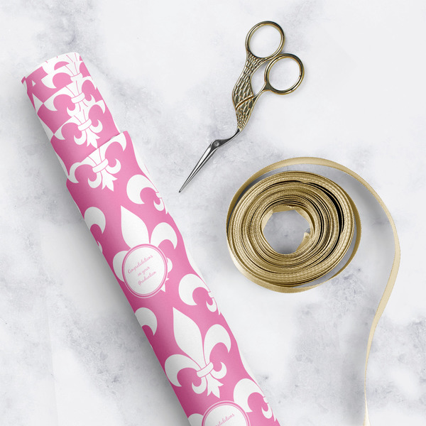 Fleur De Lis Wrapping Paper Rolls - Lifestyle 1