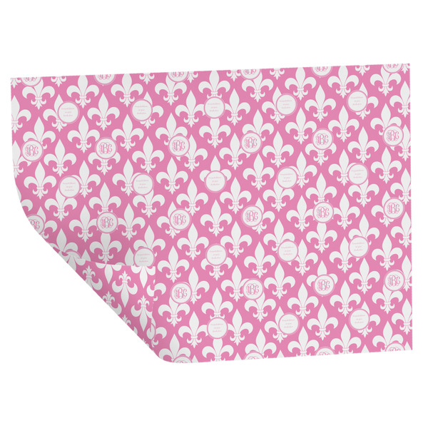 Custom Fleur De Lis Wrapping Paper Sheets - Double-Sided - 20" x 28" (Personalized)