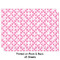 Fleur De Lis Wrapping Paper Sheet - Double Sided - Front