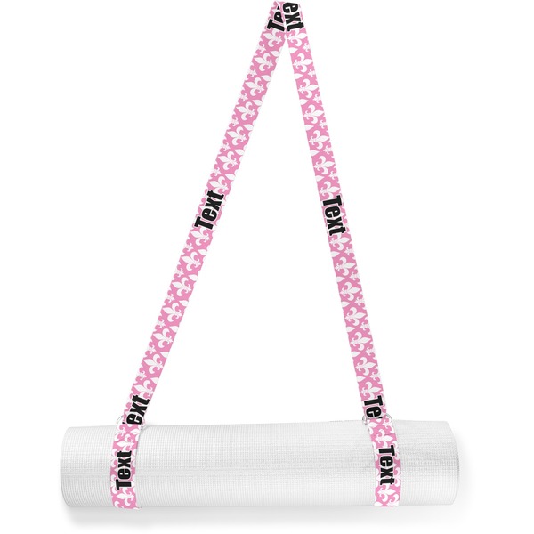 Custom Fleur De Lis Yoga Mat Strap (Personalized)