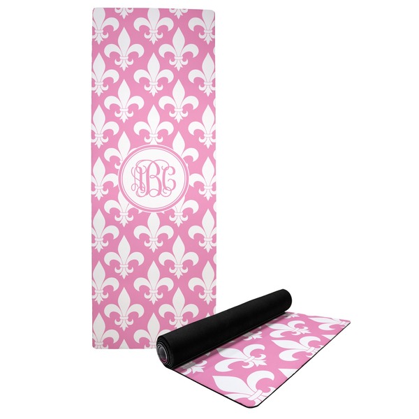 Custom Fleur De Lis Yoga Mat (Personalized)