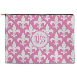 Fleur De Lis Zipper Pouch (Personalized)