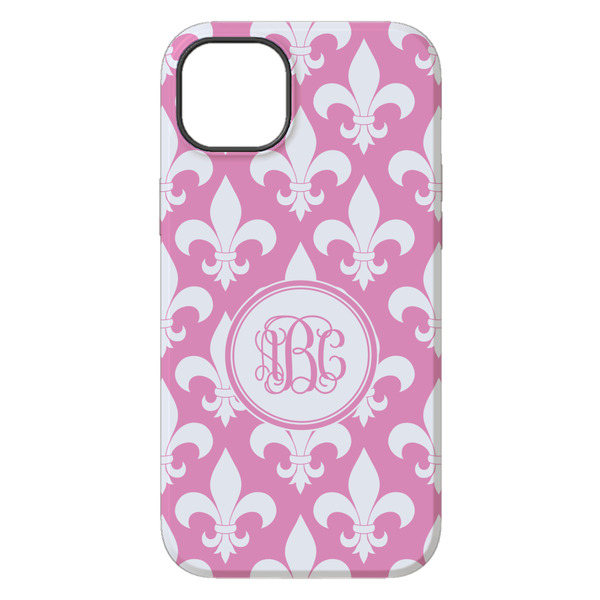 Fleur De Lis iPhone 14 Plus Tough Case - Back