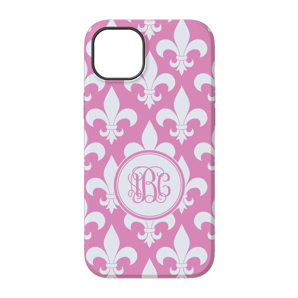 Fleur De Lis iPhone 14 Pro Tough Case - Back